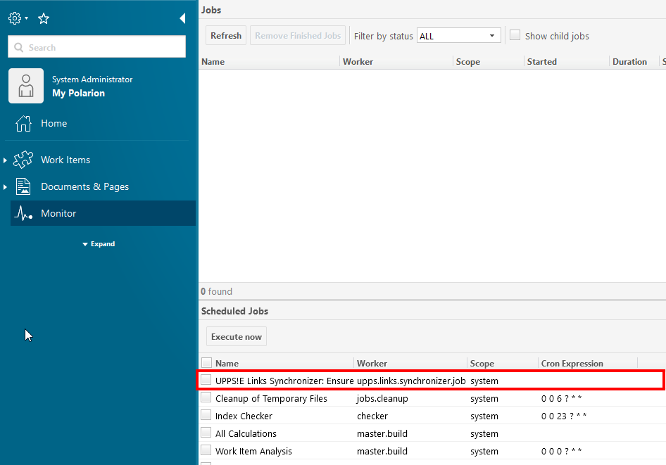 Links Synchronizer Job